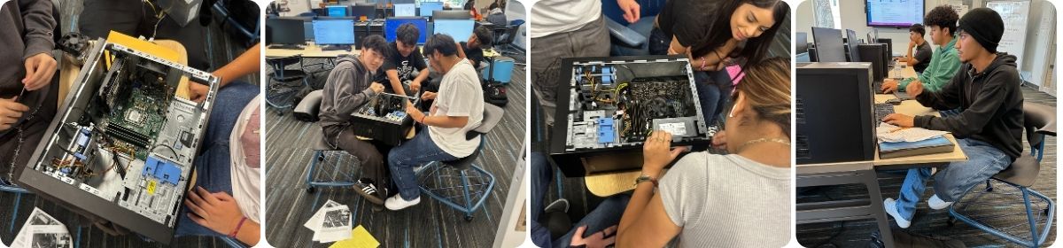 Students from Northeast ECHS take P-tech classes with a focus on cybersecurity 