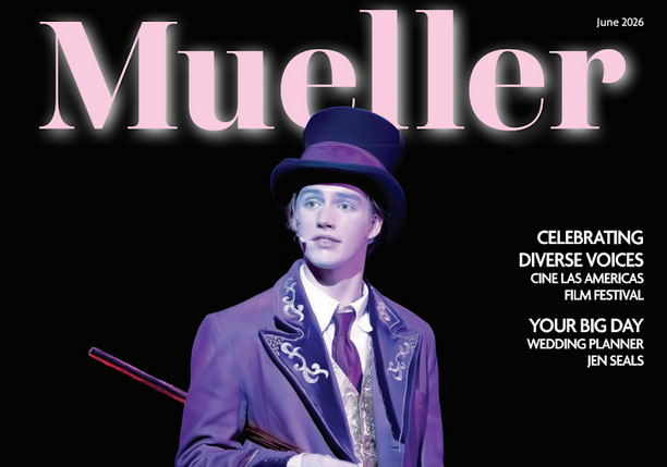 Cover of Mueller Magazine showcasing Summer Theatre Series
