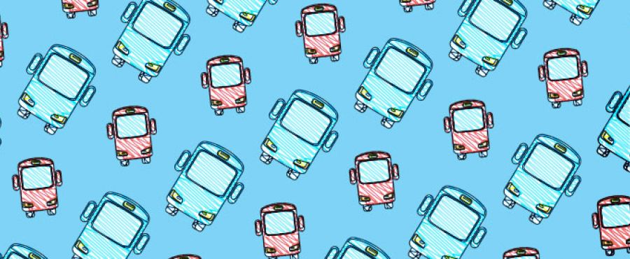 Bus pattern illustration